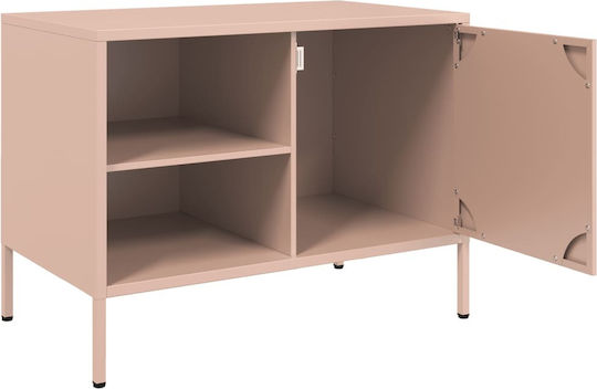 TV-Ständer Metall Rosa M68xT39xH50.5cm