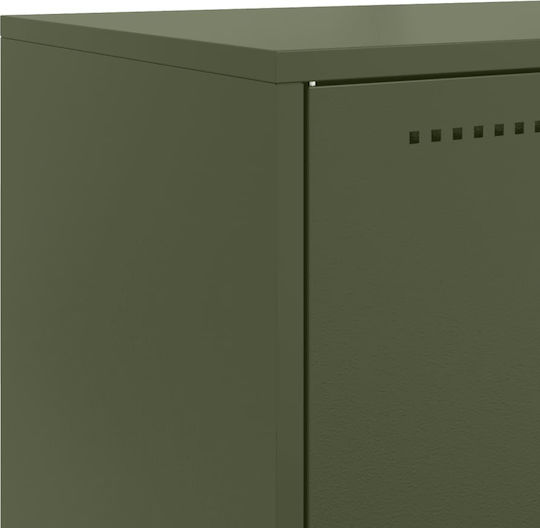 Metal TV Stand Green M68.5xD39xH60.5cm