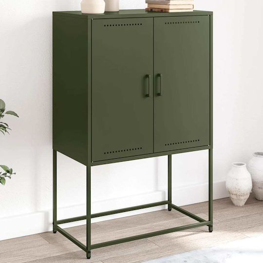 Metal TV Stand Green M68.5xD39xH60.5cm