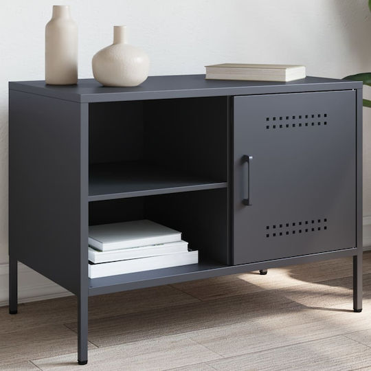 Stand TV Metalic Antracit L68xA39xÎ50.5cm