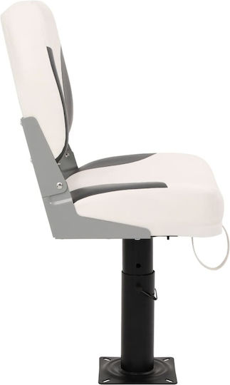 Boat Seat Set 2 Pieces Low Back Folding Straps 3284293