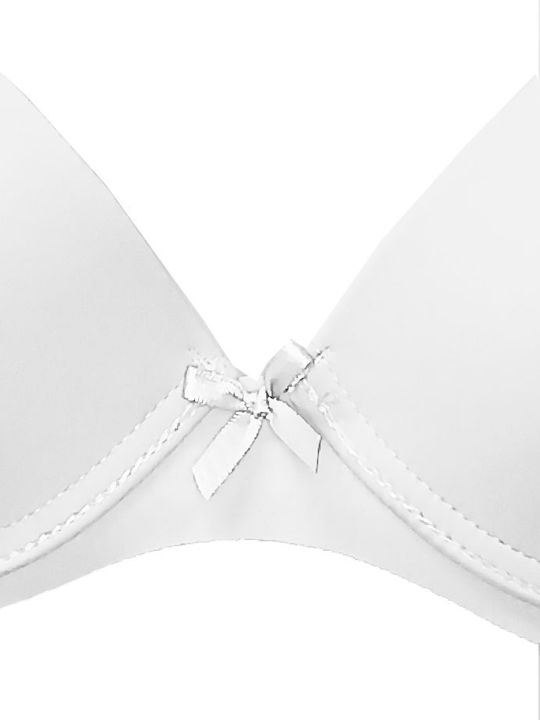 White Σουτιέν mit leichter Polsterung mit Bügel