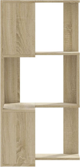Corner Bookcase Brown 50x50x102cm