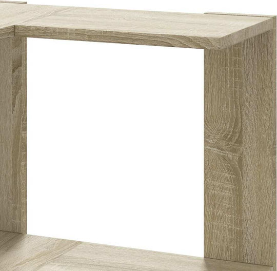 Corner Bookcase Brown 50x50x102cm
