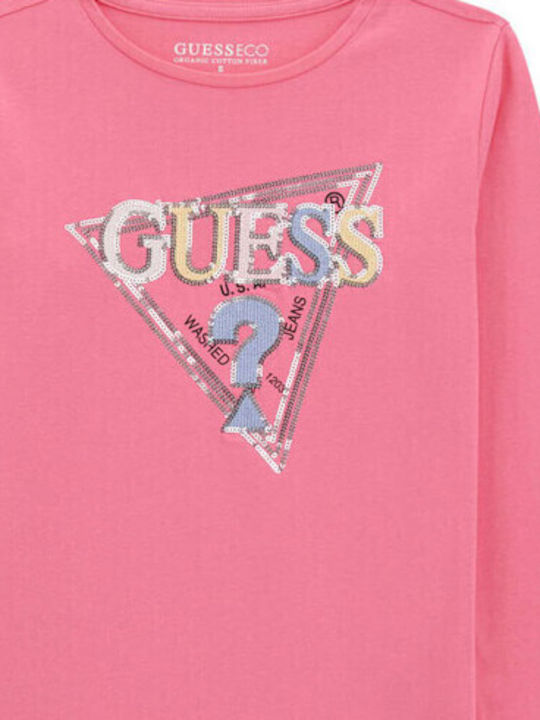 Guess Kinderhemd Langarm Rosa