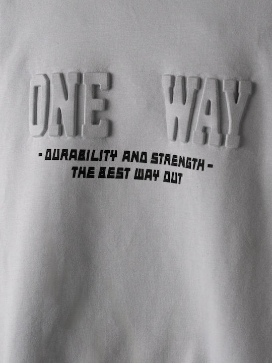 Παιδική Μπλούζα Μακρυμάνικη Γκρι One Way
