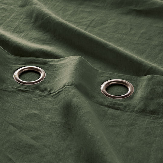 La Redoute Interieurs Curtain with Grommet Green 350080847_18793_26 135x220cm