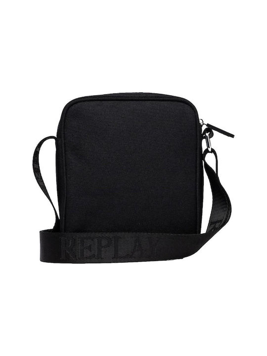 Replay Herrentasche Schulter / Crossbody Schwarz