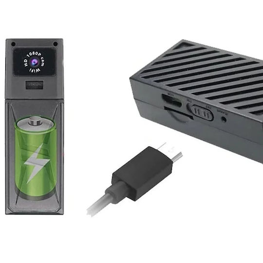 Cameră Ascunsă WiFi 8MP cu Slot pentru Card de Memorie