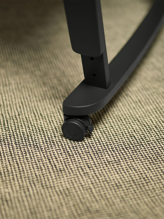 Snuz Λίκνο Snuzpod Studio Brooklyn με Στρώμα και Πλαϊνό Άνοιγμα Graphite