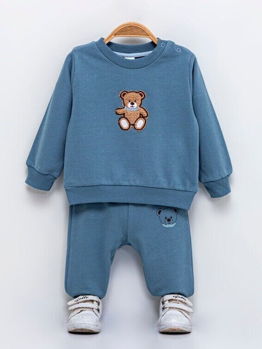 Tuffy Kids Sweatpants Set Light Blue