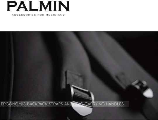 Palmin Waterproof Electric Guitar Suitcase with Gray Padding