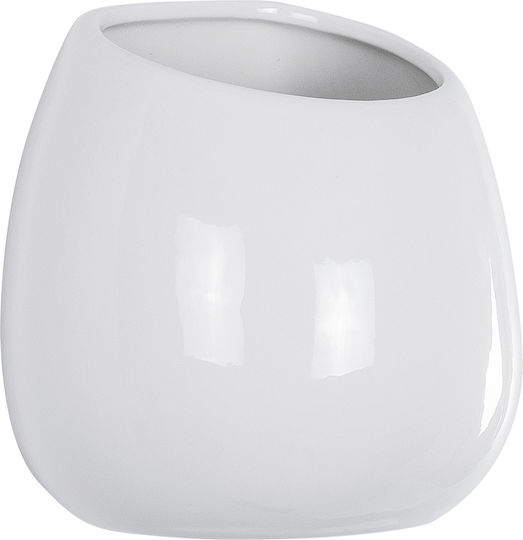 GloboStar Topf Keramik White 12x12x13cm.