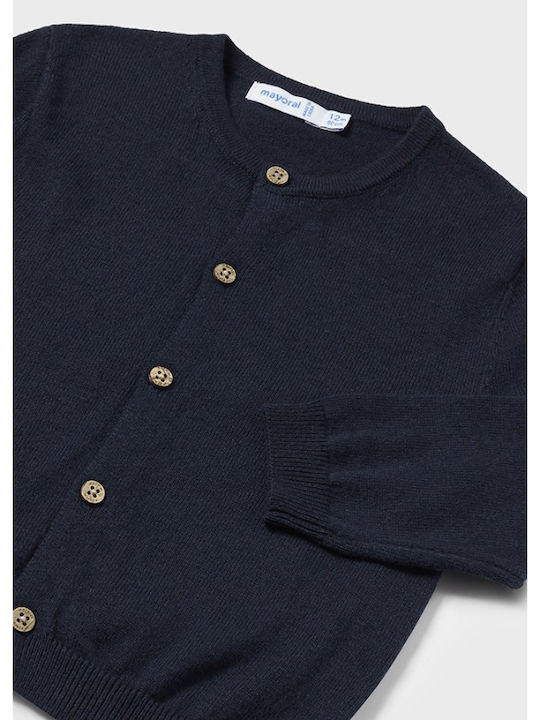 Mayoral Kids Cardigan Knitted navy blue