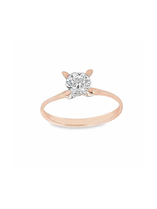 Xryseio Single Stone from Rose Gold