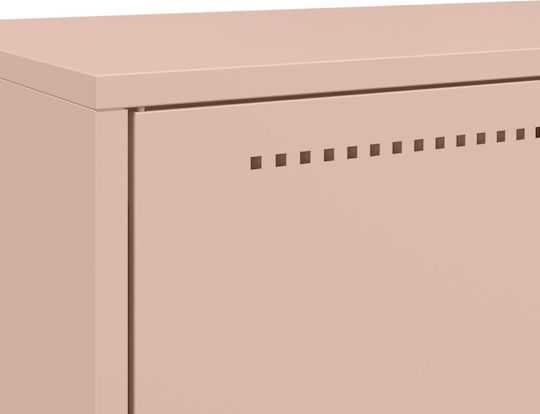 Двойна врата Нтoулάпа с 2 Чекмеджета Розов 68x39x111.5см