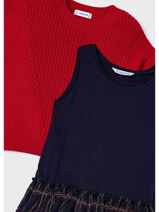 Mayoral Children's Dress Tulle Cherry Mayoral Children's Dress Tulle Cherry