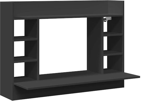 Schreibtisch Holz Black 105x48x75cm