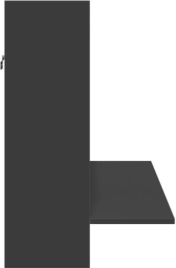 Schreibtisch Holz Black 105x48x75cm