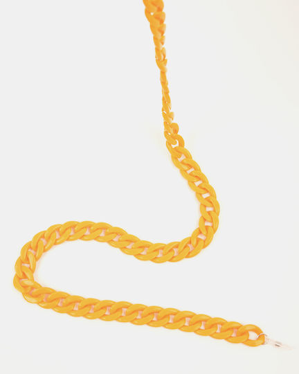 Rock Club Yellow Glasses Chain