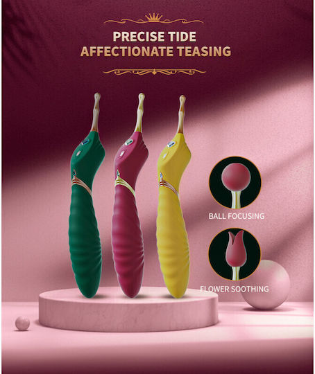 Queen Mace Klitoris Vibrator Gelb
