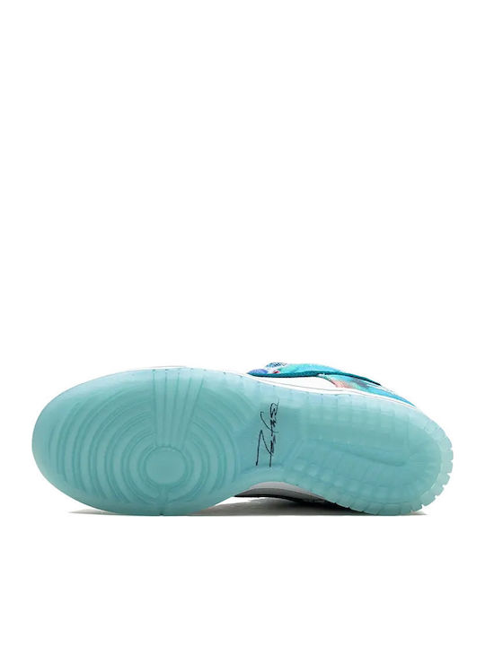 SB Dunk Low X Futura Laboratories Sneakers Bleached Aqua