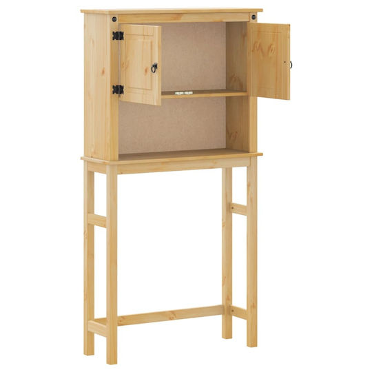 vidaXL Ντουλάπι Μπάνιου Πλυντηρίου 85x29x165cm Καφέ