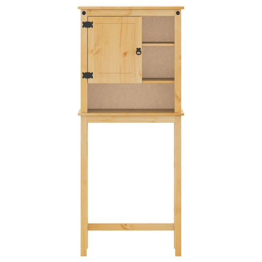 vidaXL Badezimmerschrank Wäscherei B85xT29xH165cm Braun
