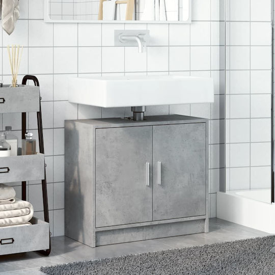 vidaXL Countertop without Sink L63xW29xH55cm Gray
