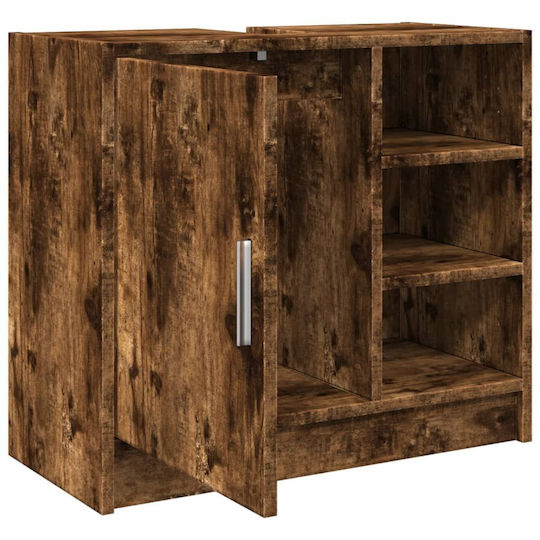 vidaXL Countertop without Sink L63xW29xH55cm Smoky Oak