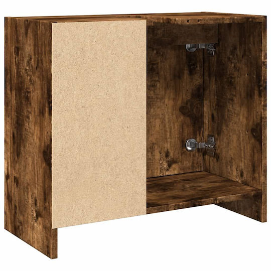 vidaXL Countertop without Sink L63xW29xH55cm Smoky Oak