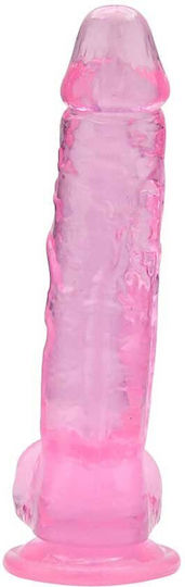 Loving Joy Realistic Dildo with Scrotum Pink 20cm