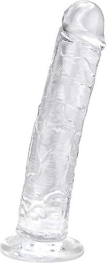 Loving Joy Realistic Dildo With Suction Cup Transparent 21.5cm