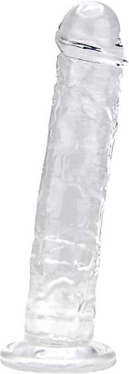 Loving Joy Realistic Dildo With Suction Cup Transparent 21.5cm