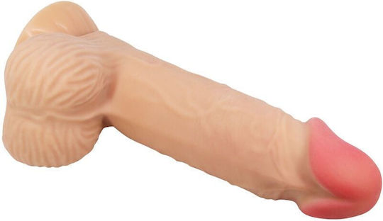 Pretty Love Sliding Skin Ρεαλιστικό Dildo με Βεντούζα Flesh 20.6cm