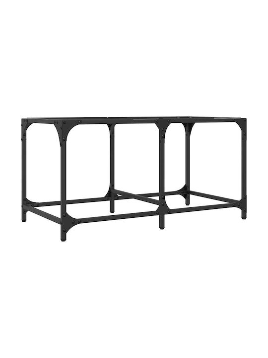 Rectangular Central Glass Transparent Coffee Table W78.5xD40xH40cm