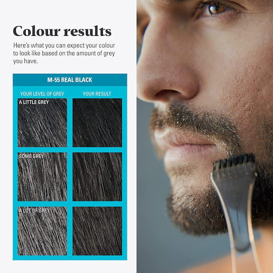 Just For Men M-55 Dye for Mustache M-55 Real Black 28gr