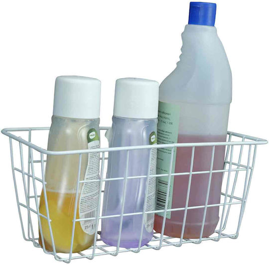 Uncle George Storage Basket White 29x12x13cm 1pcs