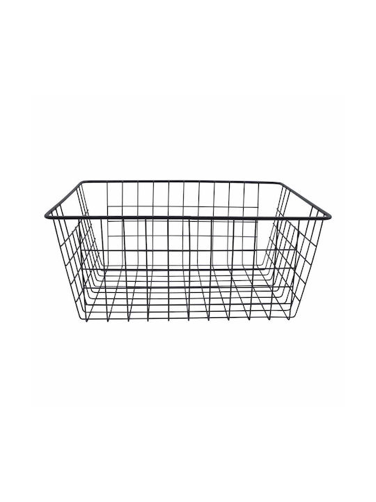 Uncle George Storage Basket Black 36x28x16cm 1pcs