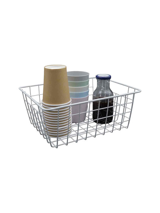 Uncle George Storage Basket White 29x22x12cm 1pcs