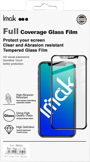 Full Face Tempered Glass Μαύρο (OnePlus Nord CE 4 Lite)