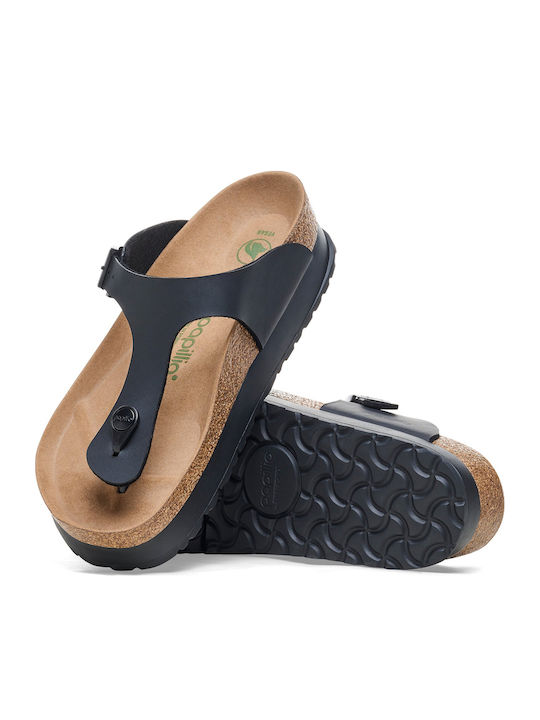 Gizeh' Women's Flat Sandals in Black Color Regular Fit