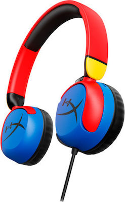 HyperX Cloud Mini On Ear Gaming Headset με σύνδεση 3.5mm Blue/Red/Yellow for Nintendo Switch / PC / PS4 / PS5 / XBOX