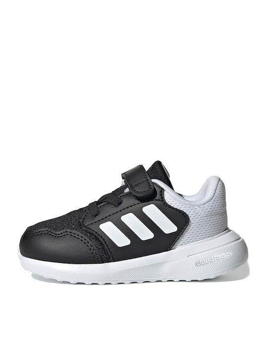Tensaur Tensaur Run 3.0 Kids Sports Shoes Running with Hoop & Loop Closure Black