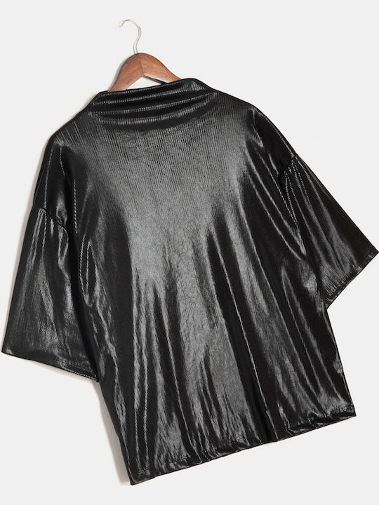 Bluze Damă Λame Negru Negru