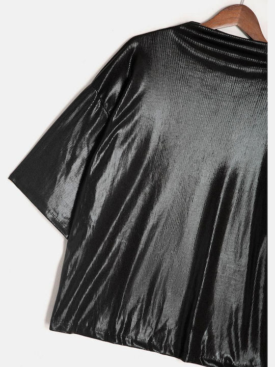 Bluze Damă Λame Negru Negru