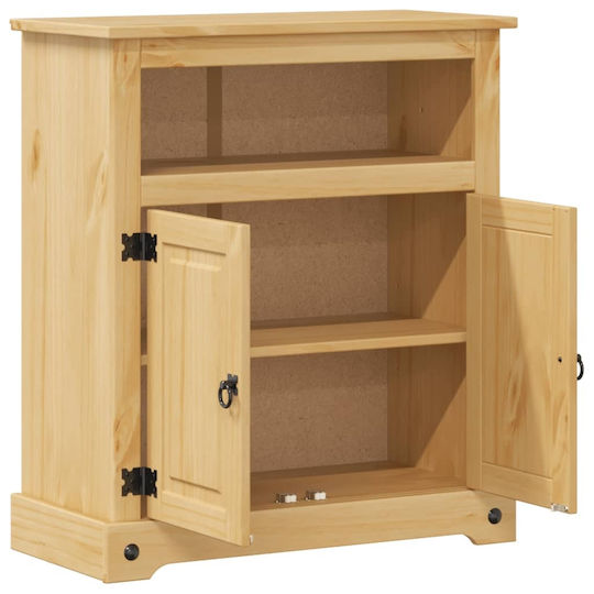 vidaXL Bathroom Cabinet L70xW33xH80cm Brown
