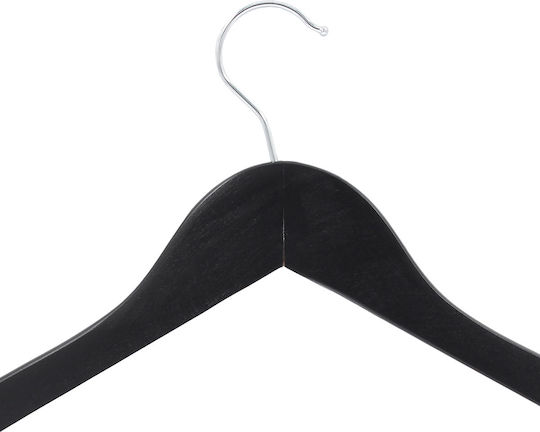 Keskor Wardrobe Hanger for Pants Wooden Black 362041 1pcs