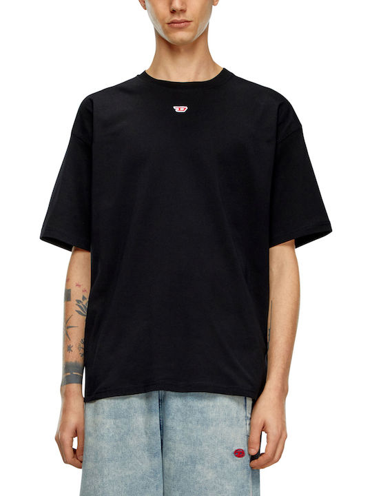 Diesel Men's Short Sleeve T-shirt BLACK