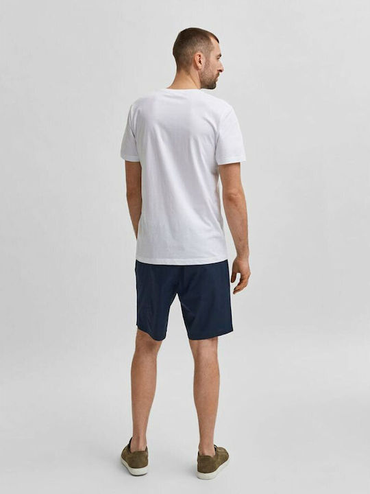 Selected Herren Sport T-Shirt Kurzarm White